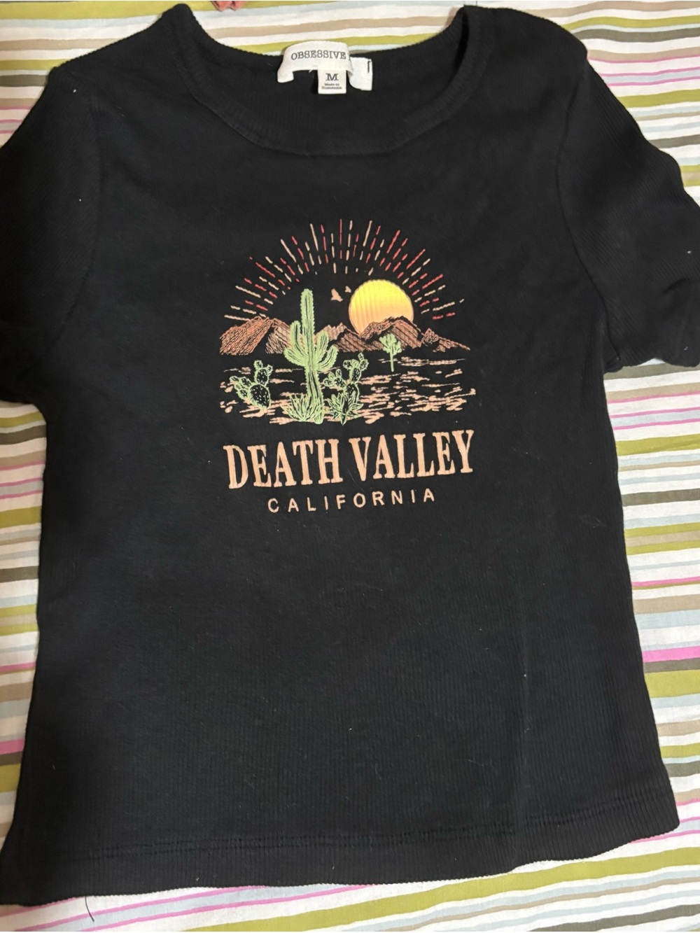 Death Valley Graphic Kids Tee - Black